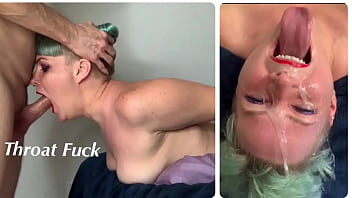 Extreme Throat Fuck For Stepdaughter With Throat Bulge free video
